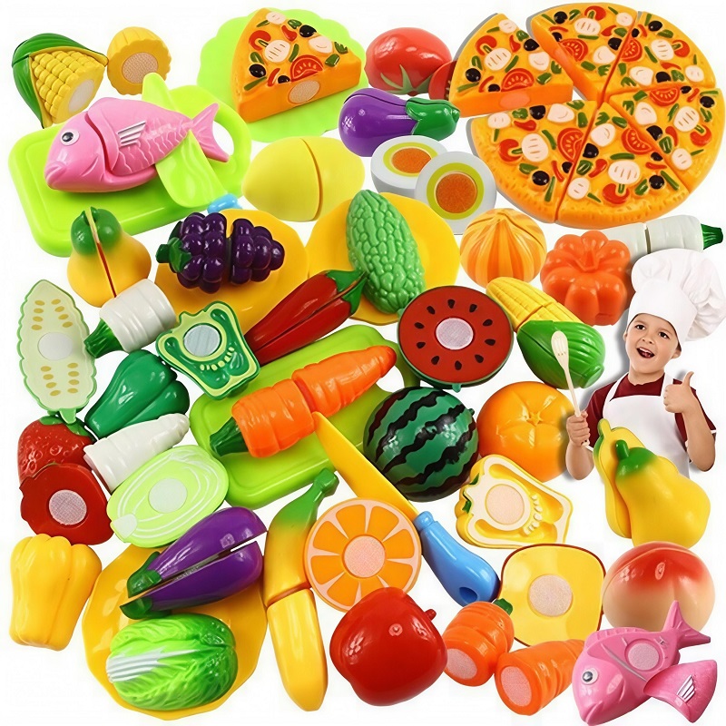 Baby Food Vegetables - Çocuk Oyun Evi Oyuncak Meyve Kesme