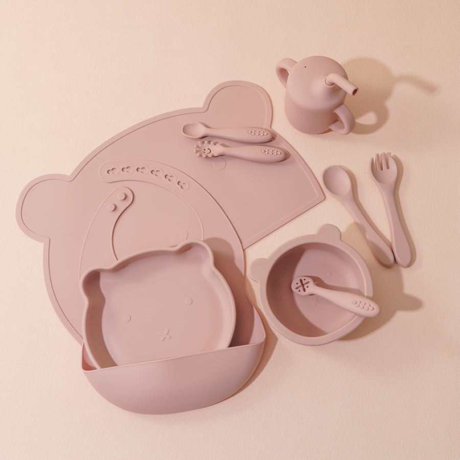 Baby Food Jars With Lids - 8 adet silikon bebek besleme seti