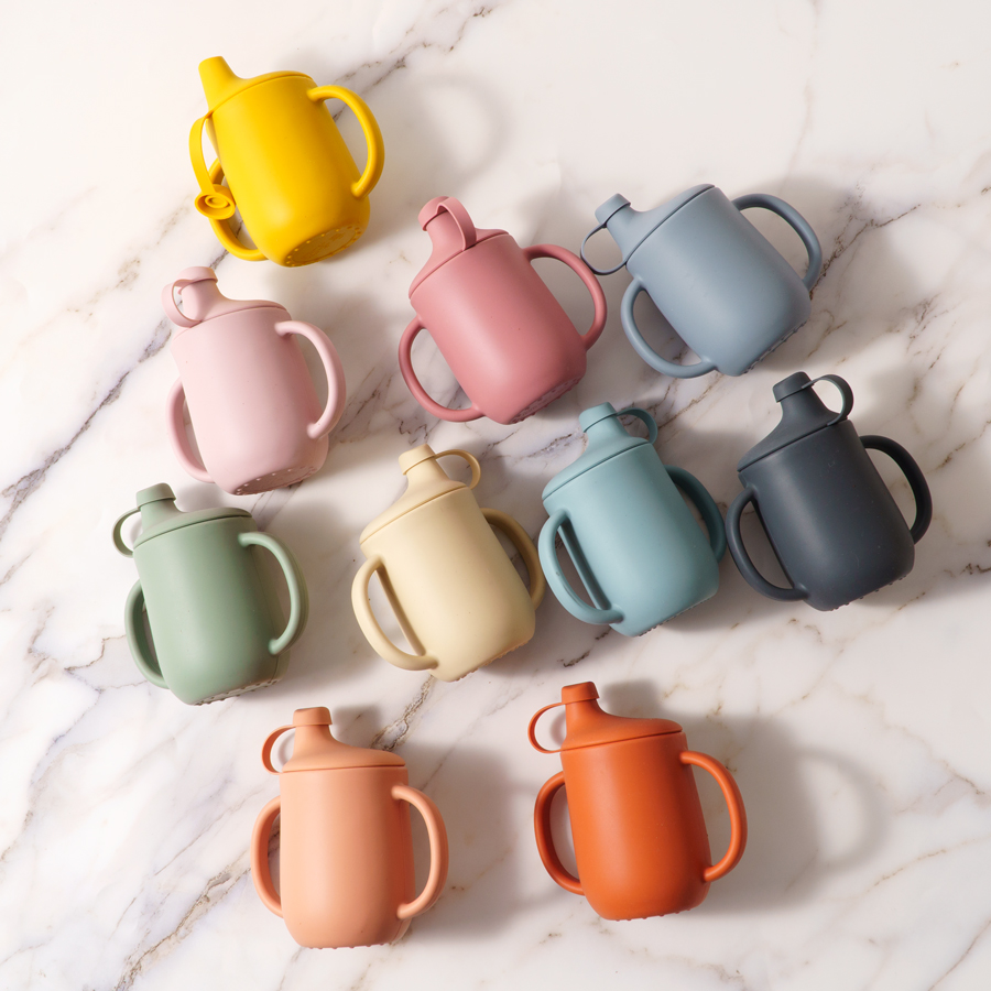 Baby Food Jars With Lids - Yeni anne çocuk bebek silikon bardak