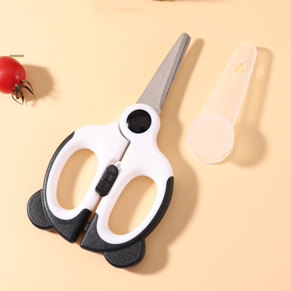 Baby Food Scissors - Çocuklar için Güvenlik Makası Öğrenci Bebek