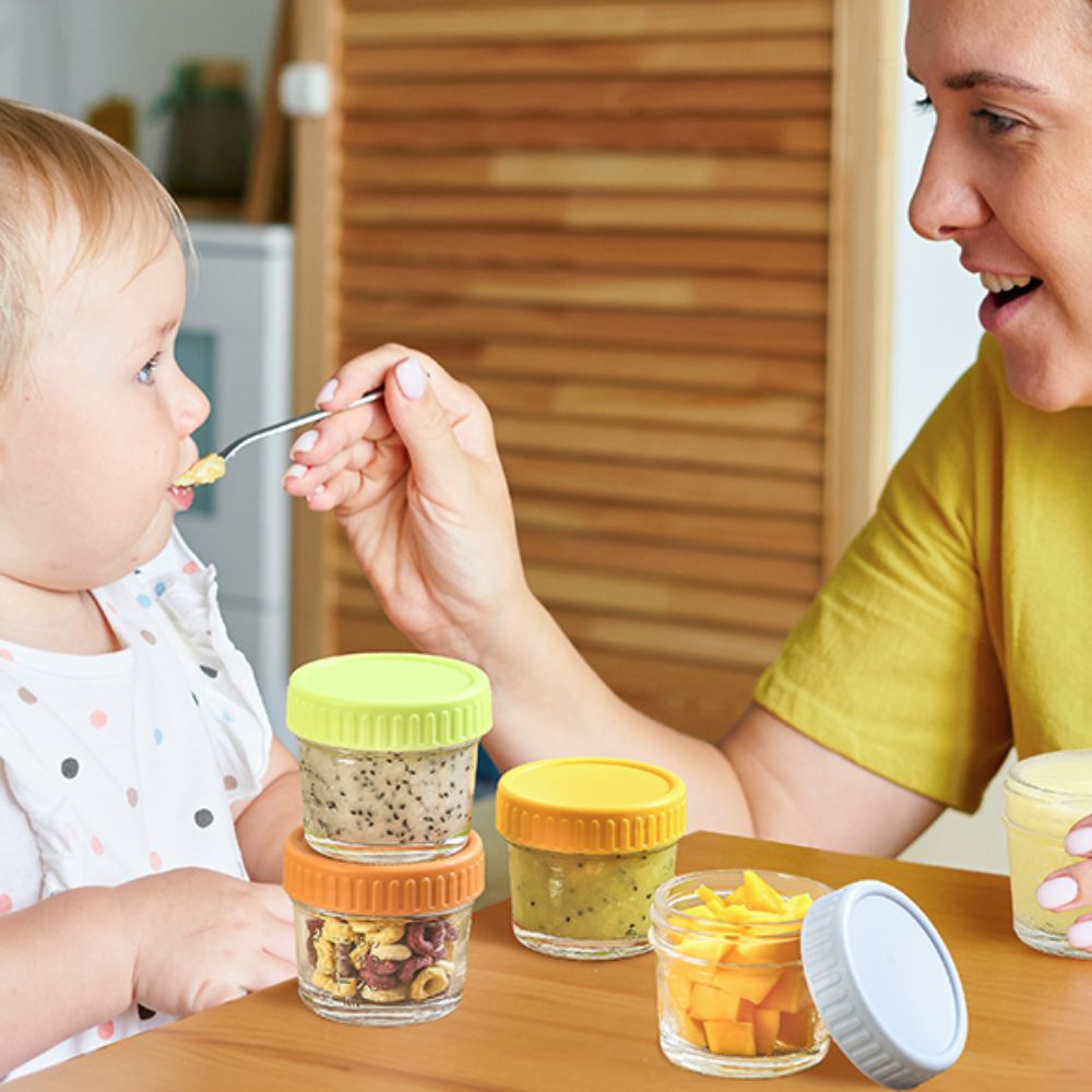 6 adet çok amaçlı cam bebek ma - Baby Food Jars With Lids incelemesi ve fiyatı