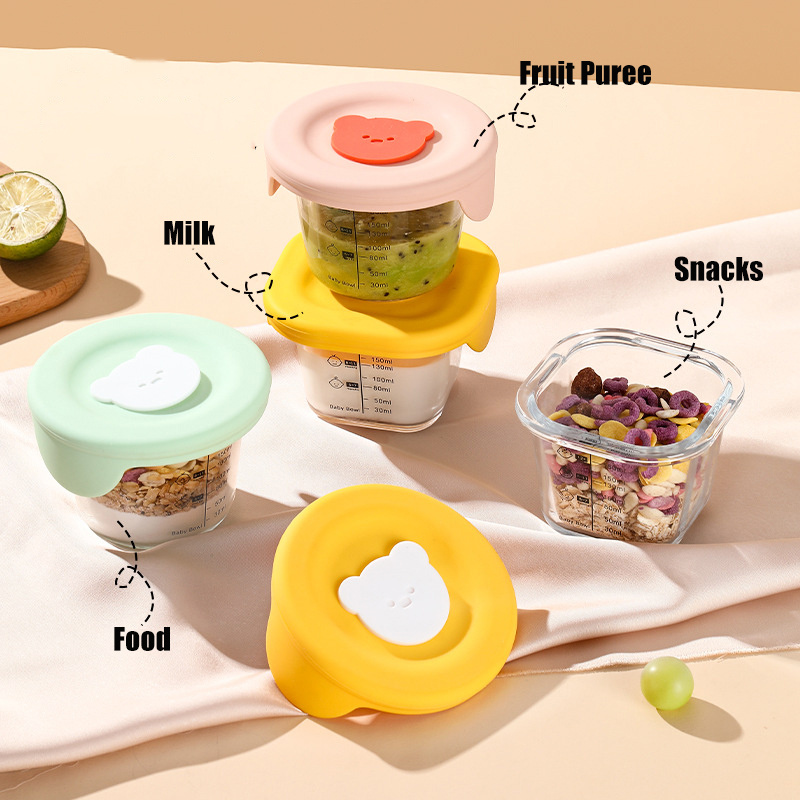 180ml cam bebek maması saklama - Baby Food Jars With Lids incelemesi ve fiyatı